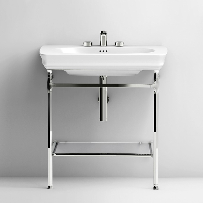 ArtCeram Civitas Консоль напольная металлическая для раковины 55x44x75h см, цвет: chrome CIA003 71