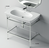 ArtCeram Civitas Консоль напольная металлическая для раковины 76x42x75h см, цвет: chrome CIA006 71