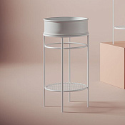 ArtCeram Vogue 2.0 Консоль напольная металлическая для раковины d44x72,5h см, цвет: matt white ACA058 05