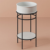 ArtCeram Vogue 2.0 Консоль напольная металлическая для раковины d44x72,5h см, цвет: matt black ACA058 17