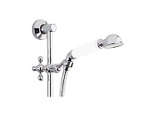 Cisal Arcana Toscana Душевой гарнитур: душевая лейка, шланг 150 см, штанга, цвет: chrome TS00311221