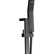Cisal Shower Душевой гарнитур: душевая лейка, шланг 150 см, штанга, цвет: night black DS01004040