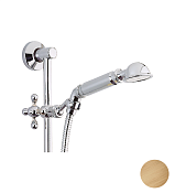 Cisal Arcana Душевой гарнитур: душевая лейка, шланг 150 см, штанга, цвет: antique bronze AR00311227