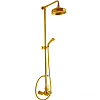 Cisal Arcana America Душевая стойка: термостатический смеситель, цвет: 24k gold AA00407024