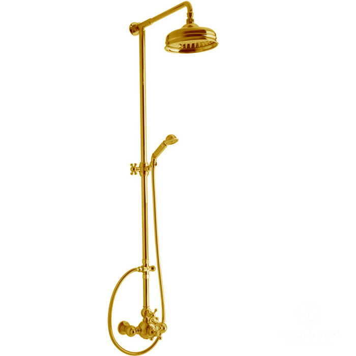 Cisal Arcana Ceramic Душевая стойка: термостатический смеситель, цвет: 24k gold AC00407024