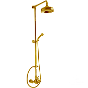 Cisal Arcana Ceramic Душевая стойка: термостатический смеситель, цвет: 24k gold AC00407024