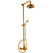 Cisal Arcana Toscana Душевая стойка: термостатический смеситель, цвет: 24k gold TS00407024