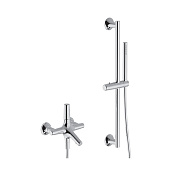 Cisal Vita Душевой комплект - смеситель, излив, ручной душ 1 вид струи, цвет: chrome VI00006421