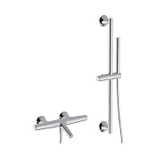 Cisal Vita Душевой комплект - термостатический смеситель, излив, ручной душ 1 вид струи, цвет:chrome VIS2101021