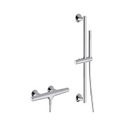 Cisal Vita Душевой комплект - термостатический смеситель, излив, ручной душ 1 вид струи, цвет:chrome VIS0101021