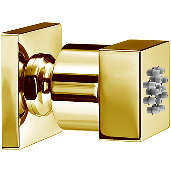 Cisal Shower Душевая форсунка настенная 4,2x5,2 см, цвет: 24k gold DS01508024