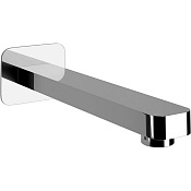 Cisal Cubic Излив настенный для ванны 20 см, цвет: chrome CU00024021