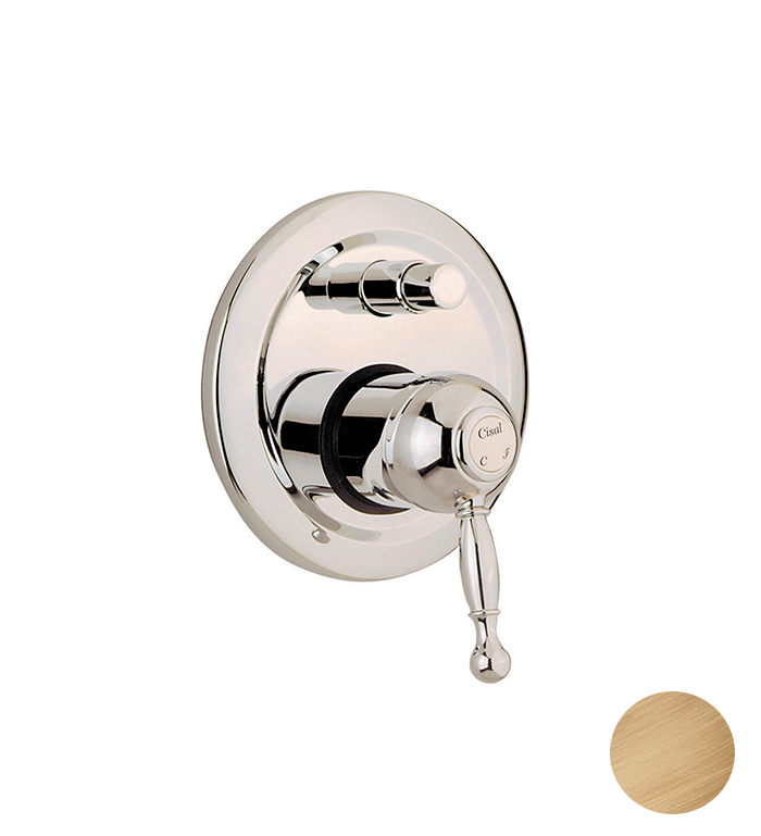 Cisal Arcana Royal Смеситель для душа встраиваемый на 2 потребителя, цвет: antique bronze AY00210027