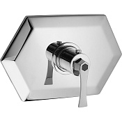 Cisal Cherie Смеситель термостатический для душа встраиваемый на 1 потреб., цвет: chrome/matt black CF0072006T
