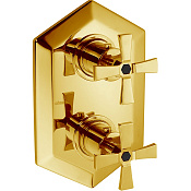 Cisal Cherie Смеситель термостатический для душа встраиваемый на 1 потреб., цвет: gold/night black CX0093007C