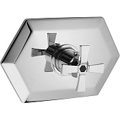 Cisal Cherie Смеситель термостатический для душа встраиваемый на 1 потреб., цвет: chrome/matt black CX0072006T