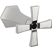 Cisal Cherie Переключатель потоков на 2 потребителя, цвет: chrome/matt black CX0020006T