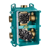 Cisal Монтажная коробка для встраивания термостат. или однорычажных смесителей на 1-3 потребителя ZA00B03004