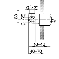 Cisal Встраиваемая часть смесителя для душа ZA00230004