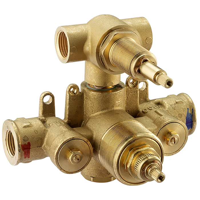 Cisal Встраиваемая часть термостатического смесителя для душа на 2 потребителя ZA01810104