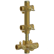 Cisal Встраиваемая часть термостатического смесителя 3/4 на 2 потребителя ZA01V20004