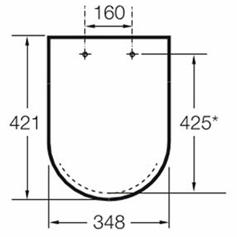 Roca Victoria Крышка-сиденье для унитаза, с микролифтом, крепление хром, цвет: белый глянцевый ZRU8013920