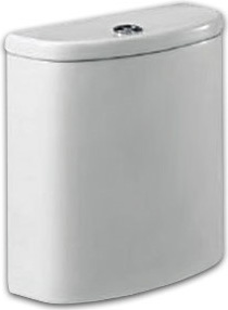 Roca Dama Senso Бачок для унитаза с механизмом двойного смыва, цвет: белый глянцевый 341517000