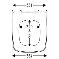 Roca Dama Senso Крышка-сиденье для унитаза, с микролифтом, крепление хром, цвет: белый глянцевый ZRU9302820