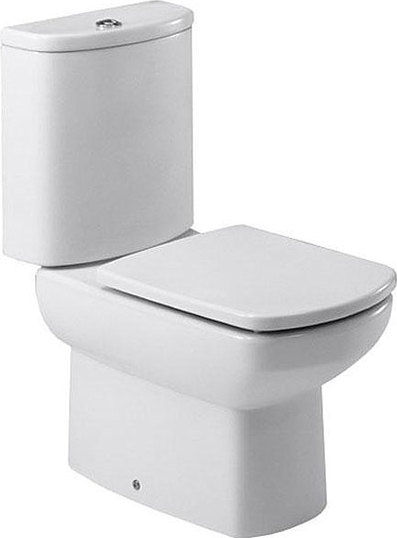 Roca Dama Senso Крышка-сиденье для унитаза, без микролифта, крепление хром, цвет: белый глянцевый 801511004