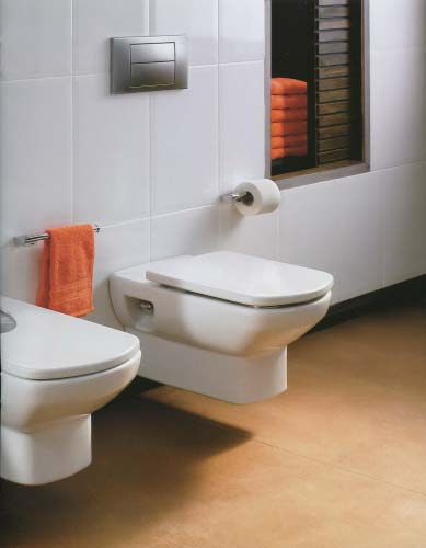 Roca Dama Senso Крышка-сиденье для унитаза, без микролифта, крепление хром, цвет: белый глянцевый 801511004