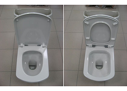 Roca Dama Senso Крышка-сиденье для унитаза, с микролифтом, крепление хром, цвет: белый глянцевый 801512004