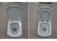 Roca Dama Senso Крышка-сиденье для унитаза, с микролифтом, крепление хром, цвет: белый глянцевый 801512004