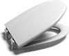 Roca America Крышка-сиденье для унитаза, с микролифтом, крепление хром, цвет: белый глянцевый 801492004