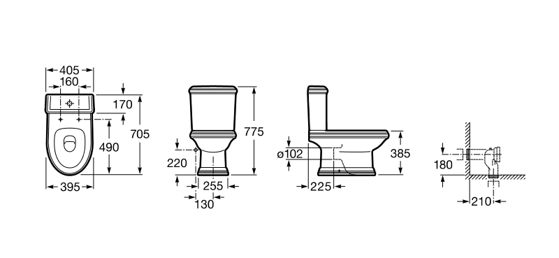 Roca America Крышка-сиденье для унитаза, с микролифтом, крепление хром, цвет: белый глянцевый 801492004