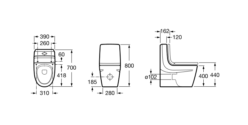 Roca Khroma Крышка-сиденье для унитаза, с микролифтом, крепление хром, цвет: красный матовый 801652F3T