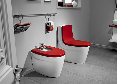 Roca Khroma Чаша напольного унитаза, цвет: белый глянцевый 341650000