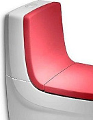 Roca Khroma Спинка для унитаза 39х40h см, дюропласт, цвет: красный матовый 80165AF3T