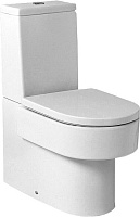 Roca Happening Крышка-сиденье для унитаза, с микролифтом, крепление хром, цвет: белый глянцевый 801562004