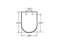 Roca Happening Крышка-сиденье для унитаза, с микролифтом, крепление хром, цвет: белый глянцевый 801562004