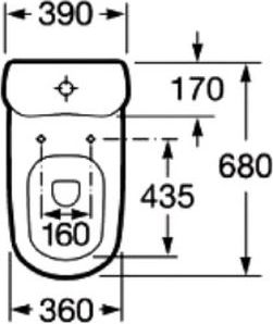 Roca Giralda Крышка-сиденье для унитаза, с микролифтом, крепление хром, цвет: белый глянцевый ZRU9000047