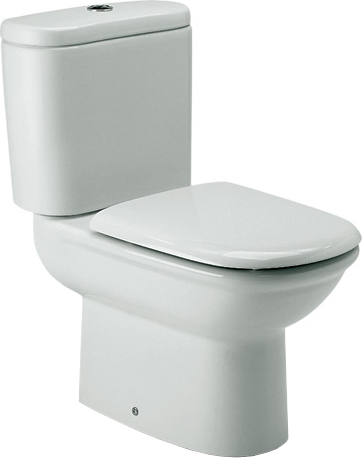 Roca Giralda Чаша напольного унитаза 39х68 см, без крышки, горизонтальный выпуск, цвет: белый глянец 342466000