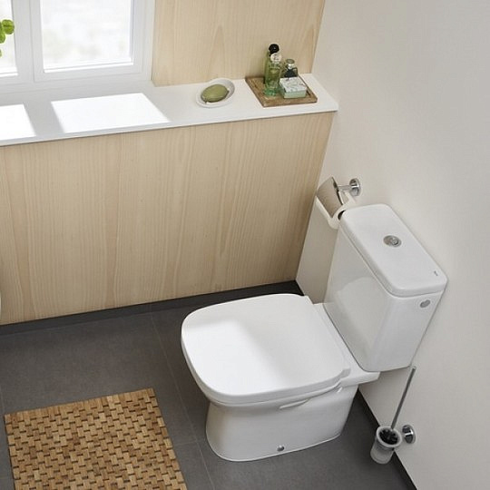 Roca Debba Чаша напольного унитаза 34х65,5 см, без крышки, с установ. комплектом, цвет: белый глянец 34299700Y