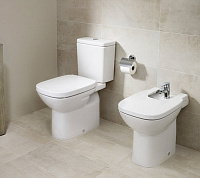 Roca Debba Чаша напольного унитаза 34х65,5 см, без крышки, с установ. комплектом, цвет: белый глянец 34299700Y