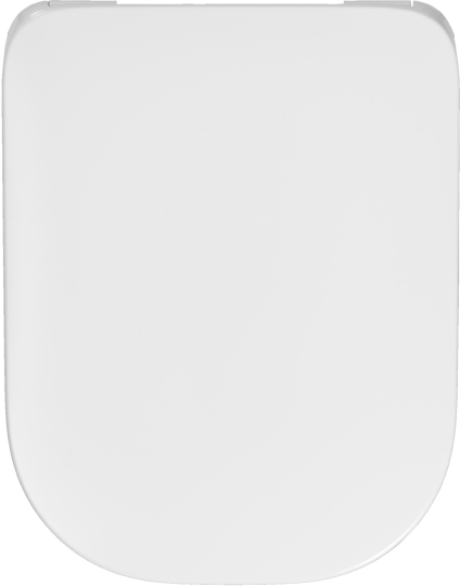 Roca Gap Крышка-сиденье для унитаза, с микролифтом, крепление хром, цвет: белый глянцевый 801472001