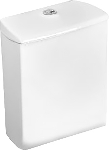 Roca Leon Бачок для унитаза с механизмом двойного смыва, цвет: белый глянцевый 341649000