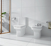 Roca Dama-N Бачок для унитаза с механизмом двойного смыва, без крышки, цвет: белый глянцевый 341784000