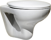 Roca Mateo Чаша подвесного унитаза 35,5х52 см, без крышки, цвет: белый глянцевый 346200000