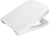 Roca Dama-N Крышка-сиденье для унитаза, с микролифтом, крепление хром, цвет: белый глянцевый 80178C004