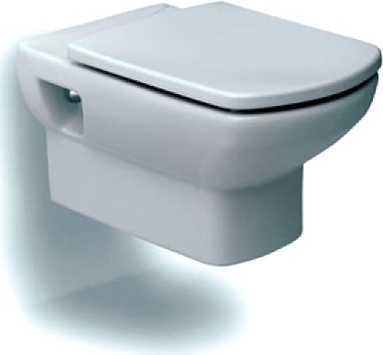 Roca Dama Senso Крышка-сиденье для унитаза, без микролифта, крепление хром, цвет: белый глянцевый ZRU9000040