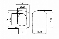 Roca Dama Senso Крышка-сиденье для унитаза, с микролифтом, крепление хром, цвет: белый глянцевый ZRU9000041